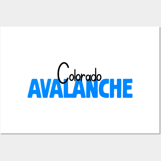 Colorado avalanche Wall Art by Cahya. Id